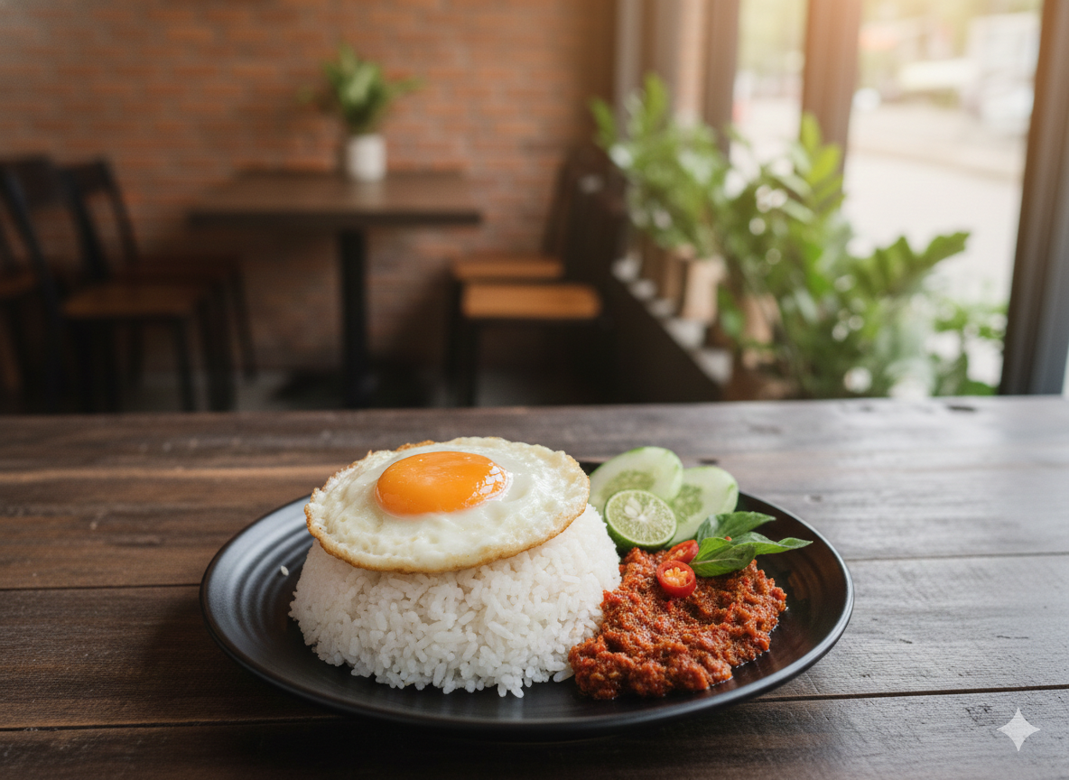 Nasi Telur Sambal Lamongan